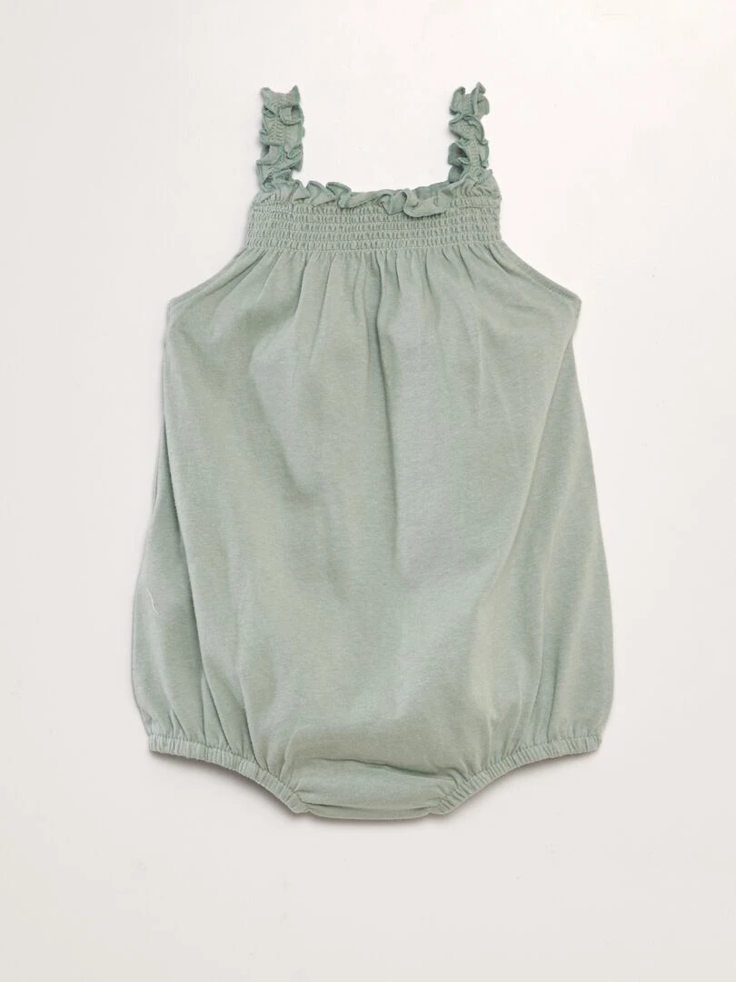 Barboteuse en jersey Vert