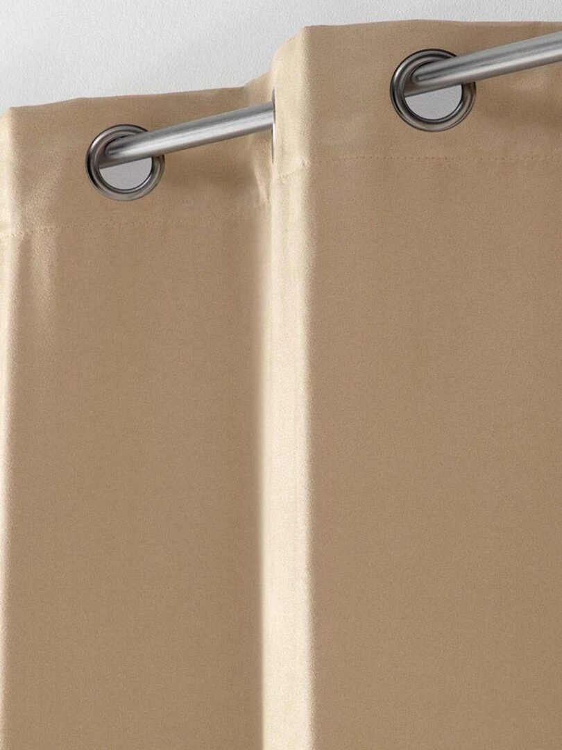 Lot de 2 rideaux Sultane   Beige