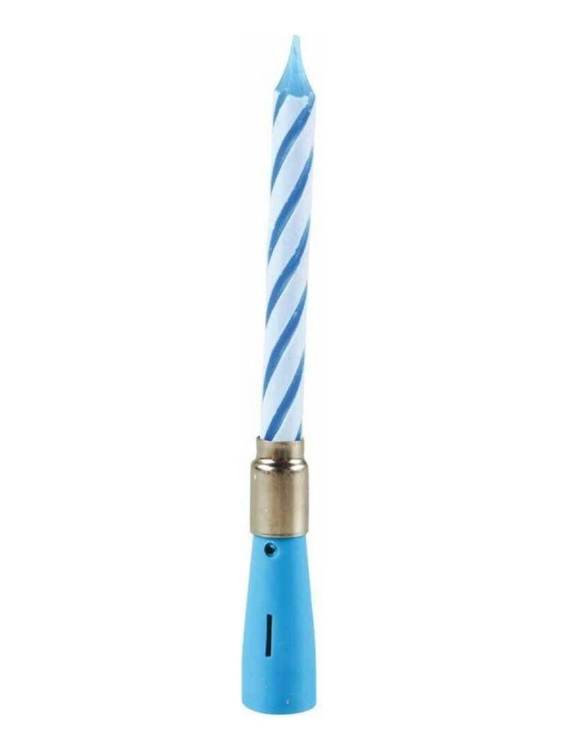 Bougie d anniversaire musicale Bleu
