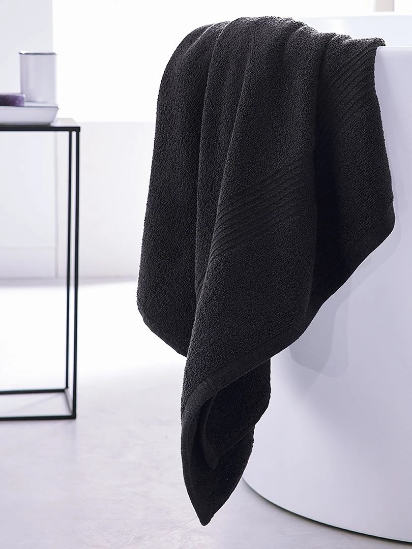 Maxi drap de bain 90 x 150 cm noir