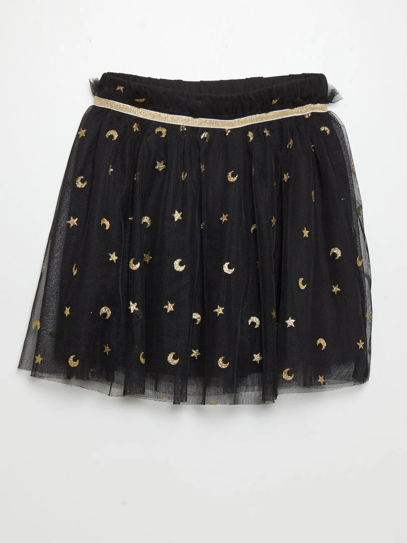 Jupe en tulle forme tutu Noir