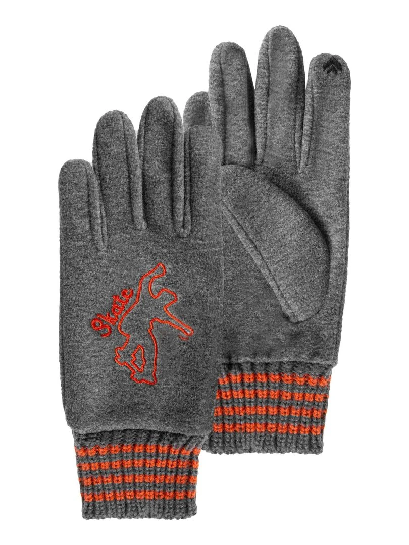 Gants Enfant Tactiles 10/12 ans skater Gris Gris Gris