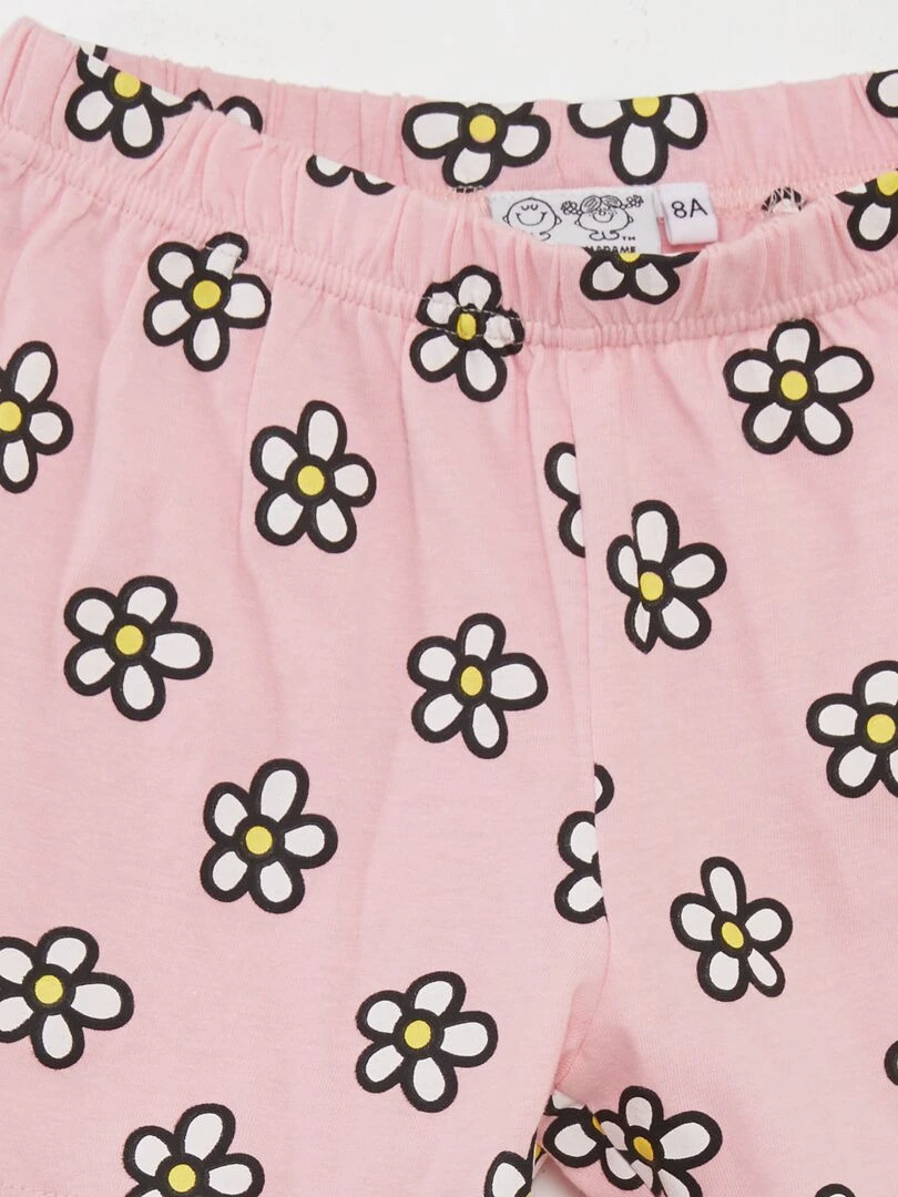 Ensemble de pyjama 'Monsieur Madame'   2 pièces   Blanc