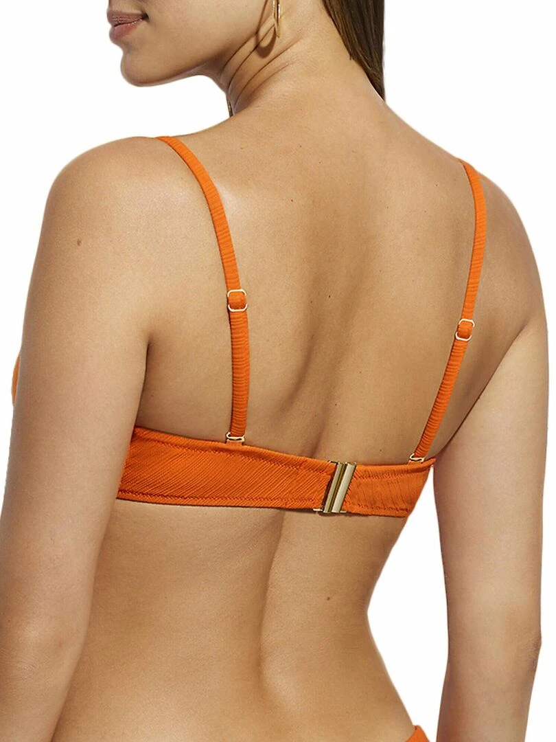 Haut maillot de bain bandeau Daiquiri   Orange