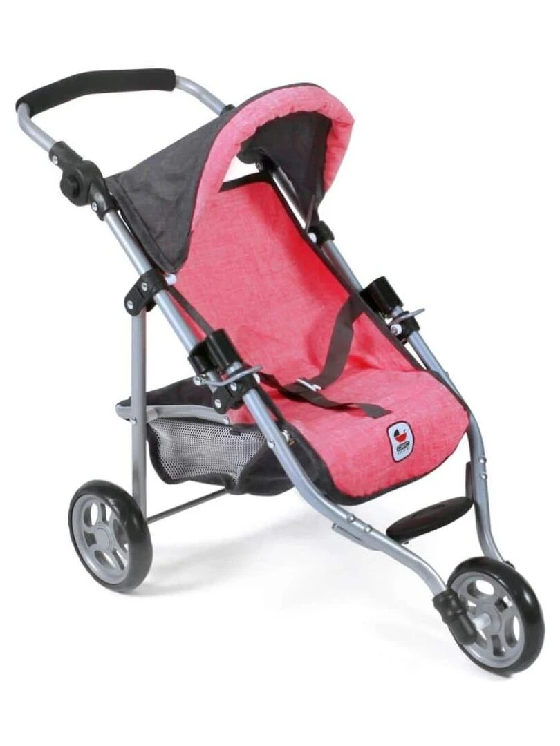 Poussette Lola Pour Poupée Rose Gris N/A