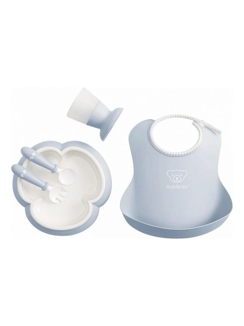 Coffret Repas Bébé Bleu Pastel N/A