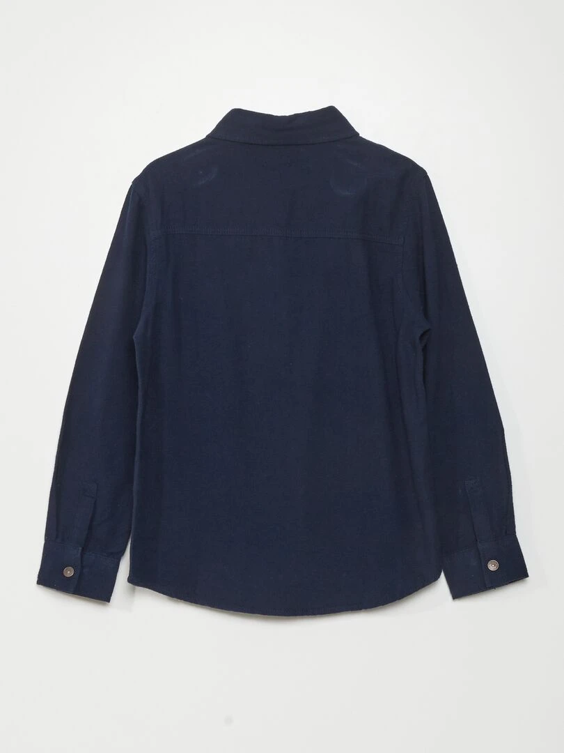 Chemise en flanelle Bleu marine