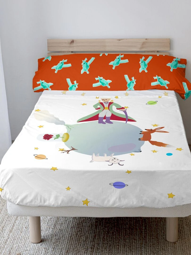 Parure de lit 2 pièces Le petit prince "Happyfriday" Multicolore