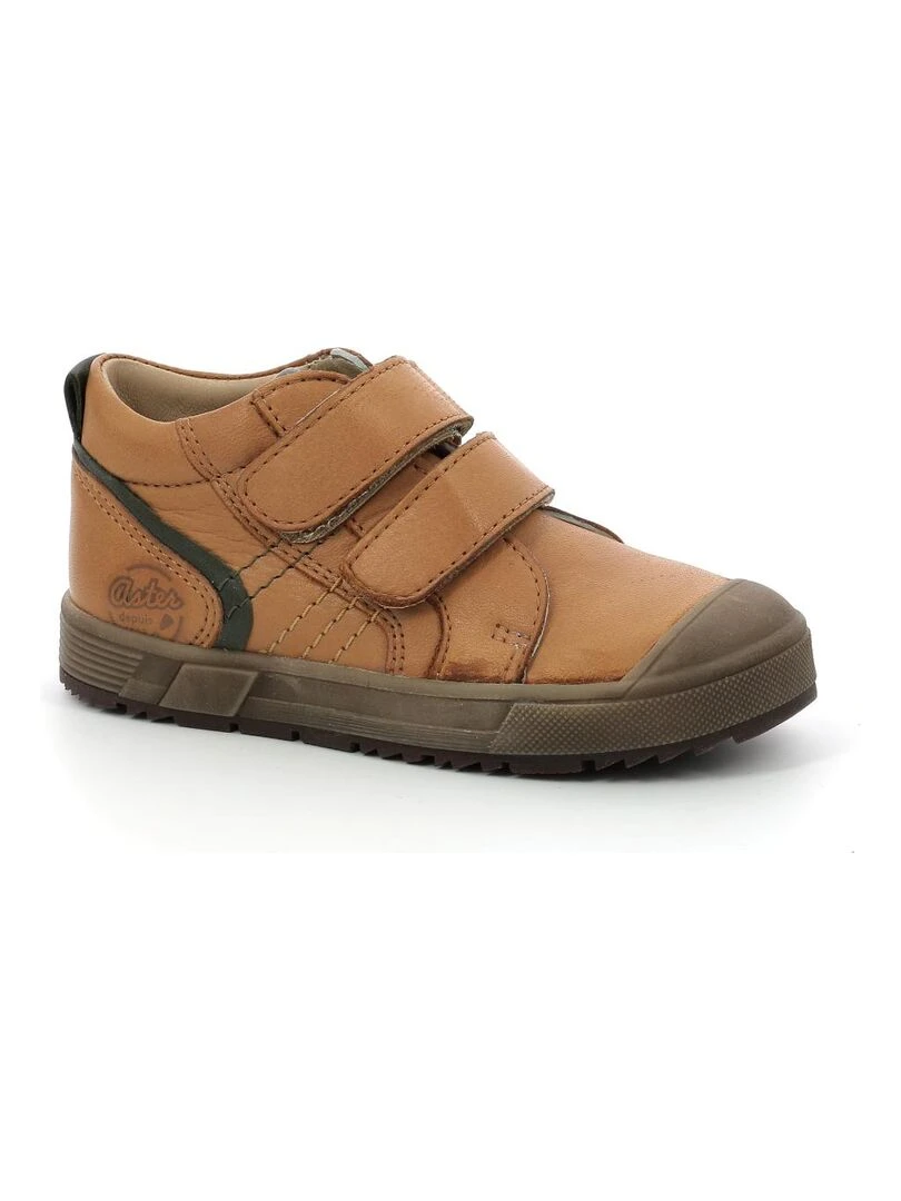 Sneakers hautes Cuir Biboc Marron