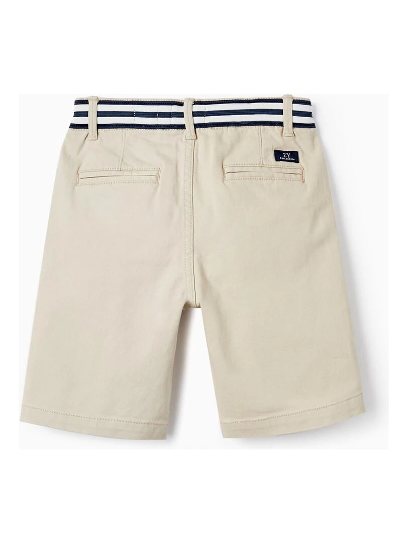 Shorts Midi en Coton pour Garçon ATLANTIC COMPANY Beige clair