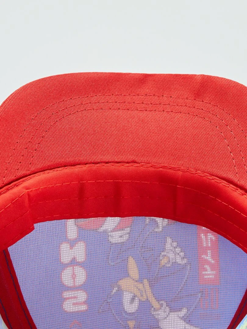 Casquette 'Sonic'   Bleu/rouge