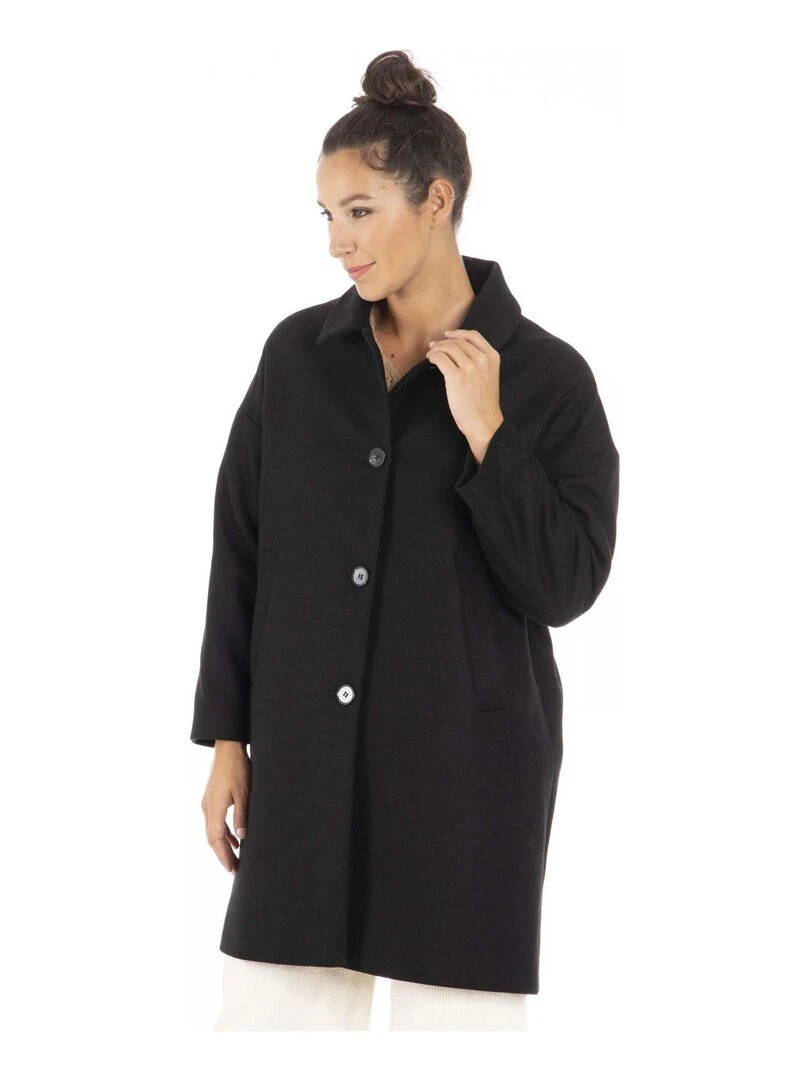 Manteau  MANON   Gérard Pasquier   Noir Noir