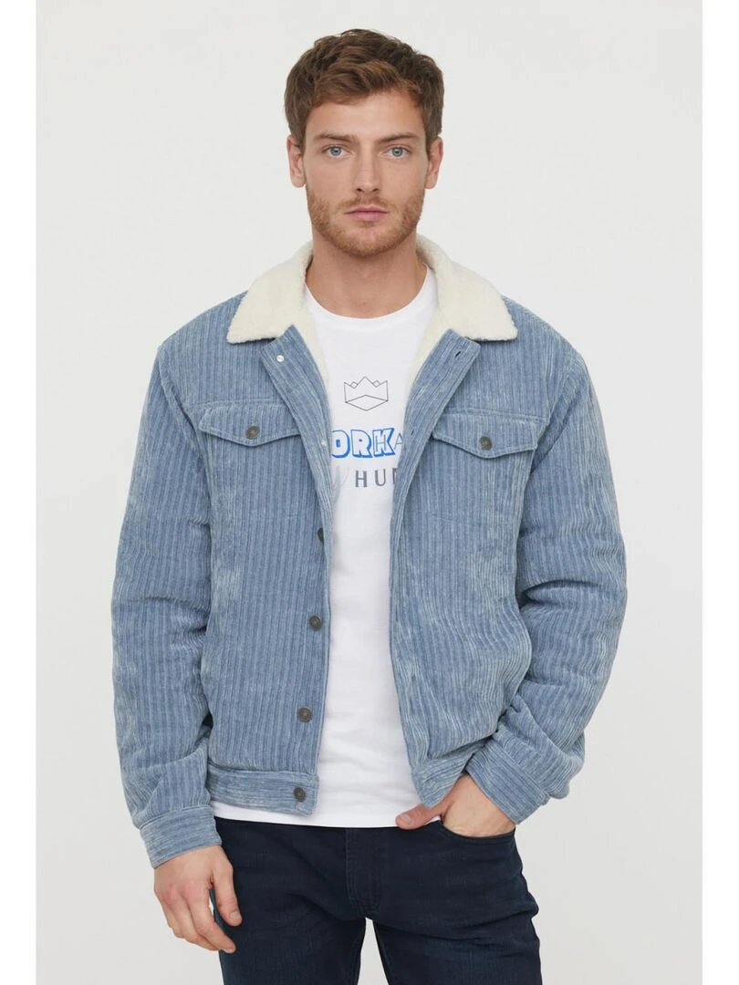 Lee Cooper   T Shirt manches longues coton regular ATOF   Blanc