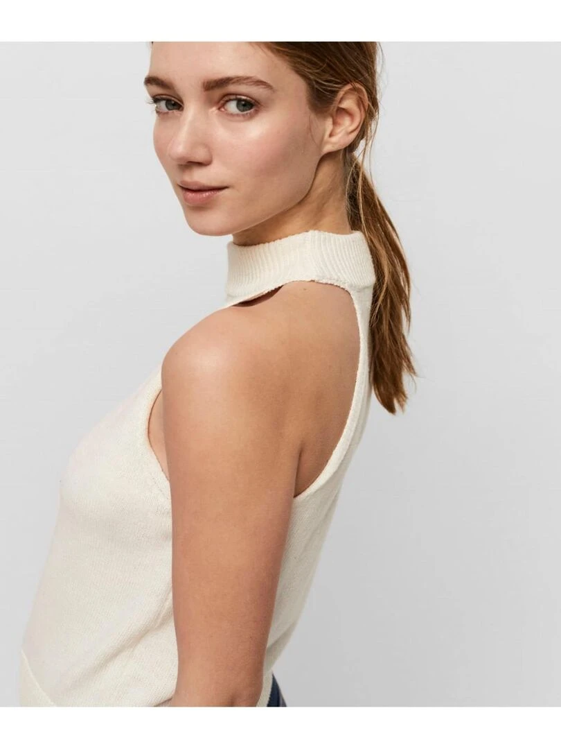 Top Vero Moda   Blanc Blanc