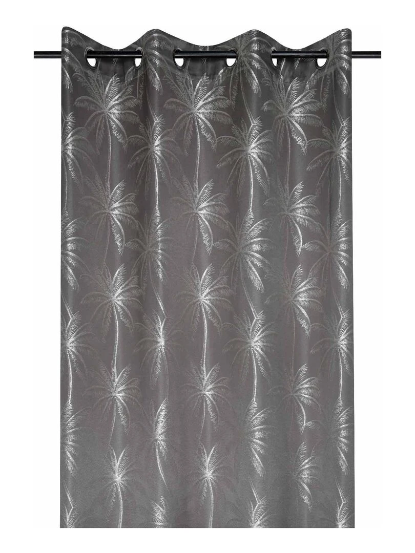 Rideau d'ameublement au style cocotier Taupe
