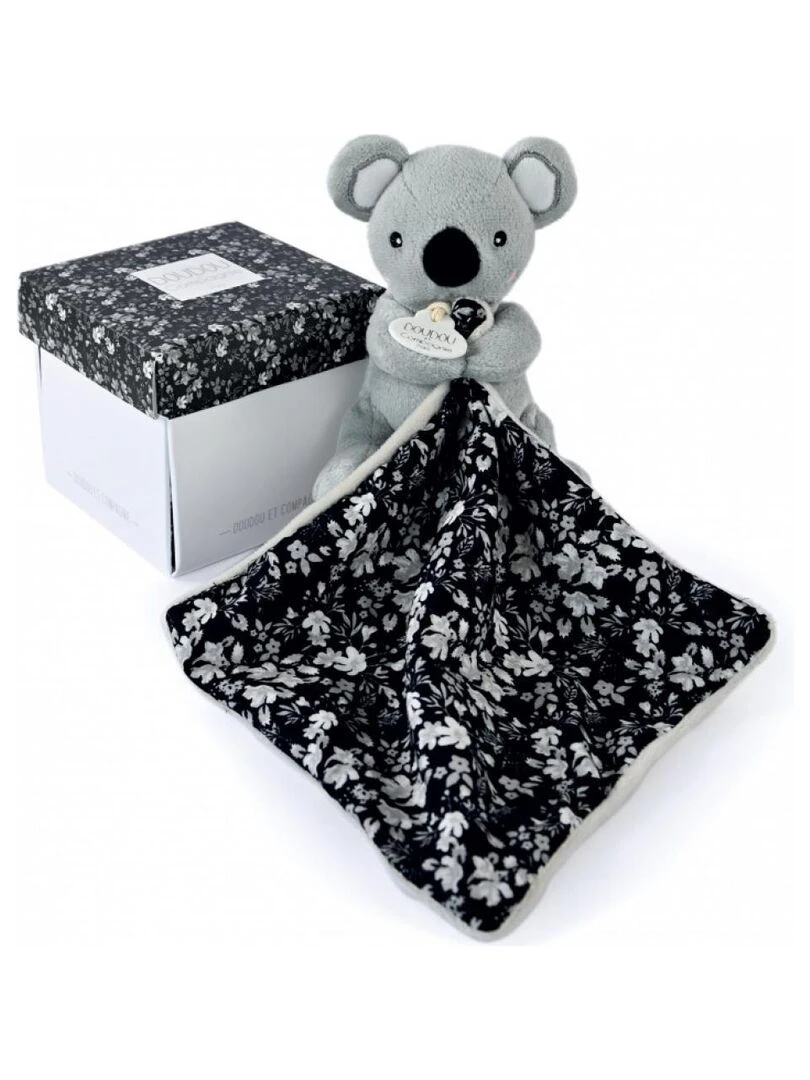 Boh'aime Koala pantin avec doudou Noir