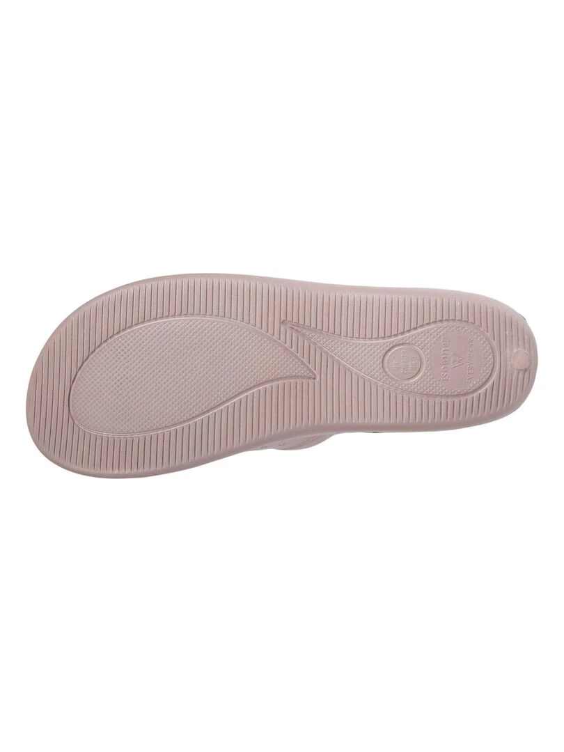 Mules claquettes Femme ajourées Taupe   Taupe
