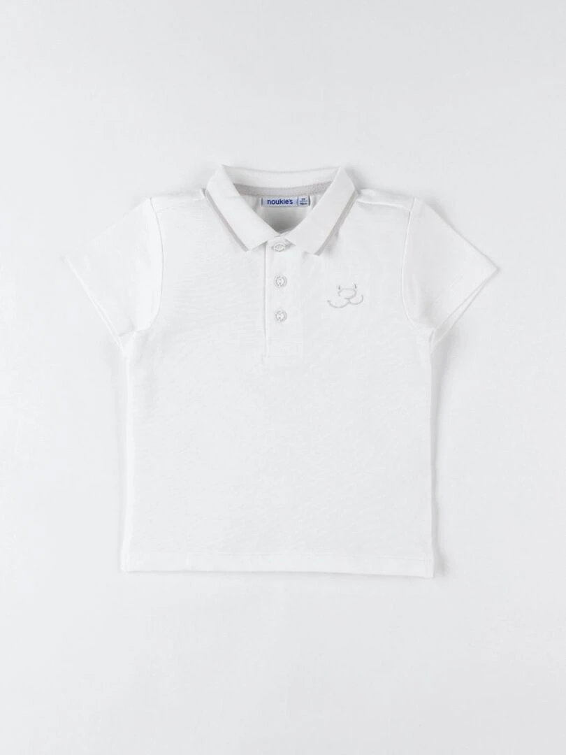 Polo en coton piqué Noukie's Blanc