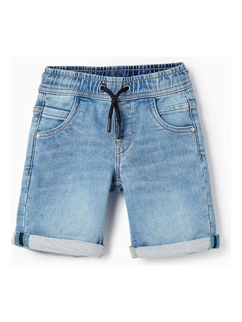 Shorts de sport midi pour garçon NO DRAMA IN THE BAHAMAS Bleu clair