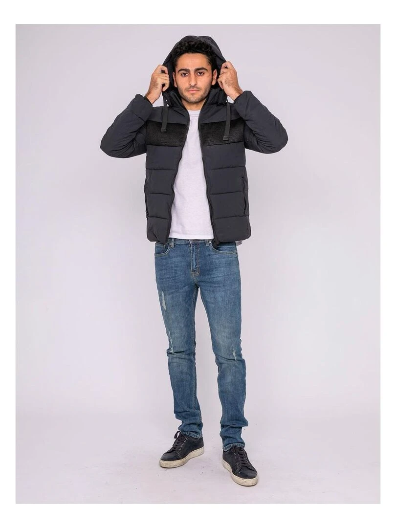 Doudoune capuche ZULMINO   Gris