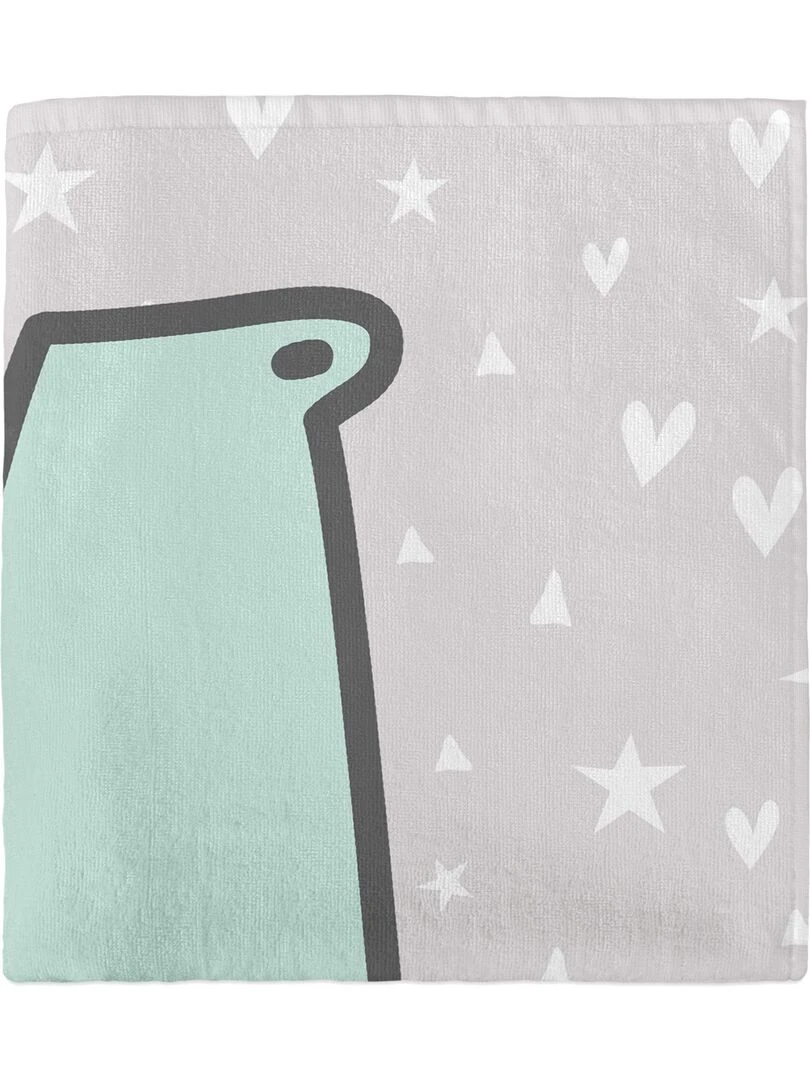 Serviette Best buddies "Happyfriday"   Blanc