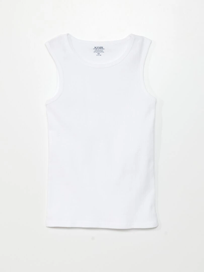 Lot de 3 débardeurs   Blanc