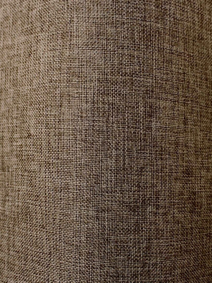 Rideau uni avec œillets ronds   Taupe