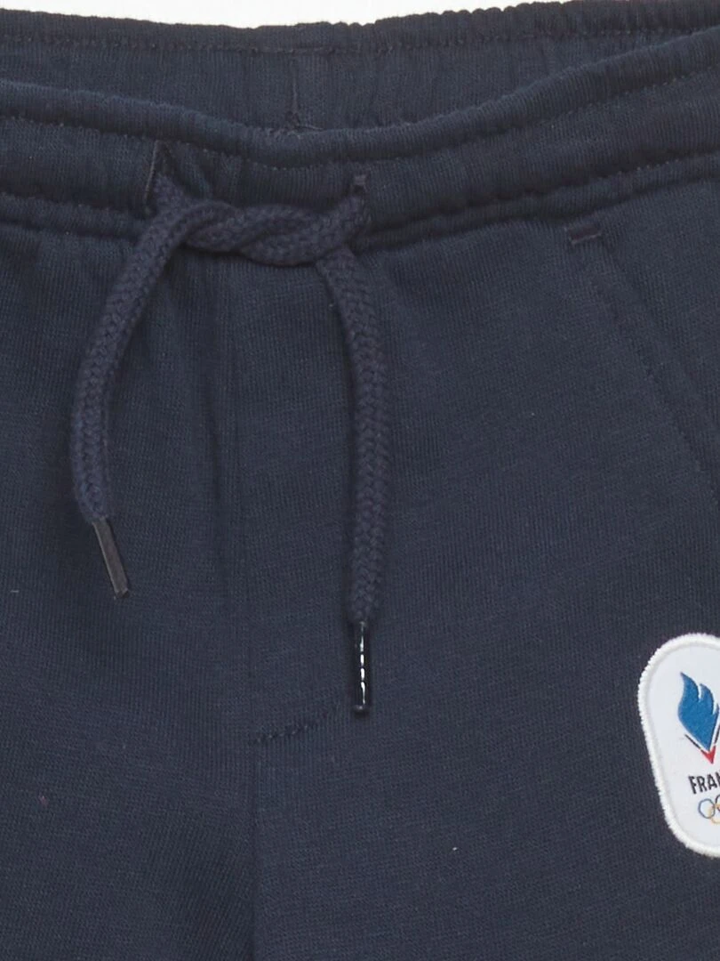 Jogging molleton Equipe de France Olympique et Paralympique Bleu marine