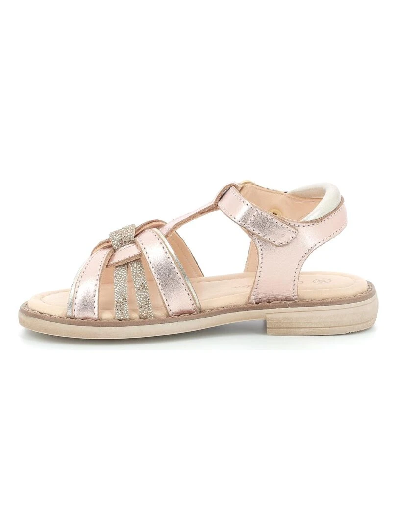 Sandales Cuir Tawina   Rose