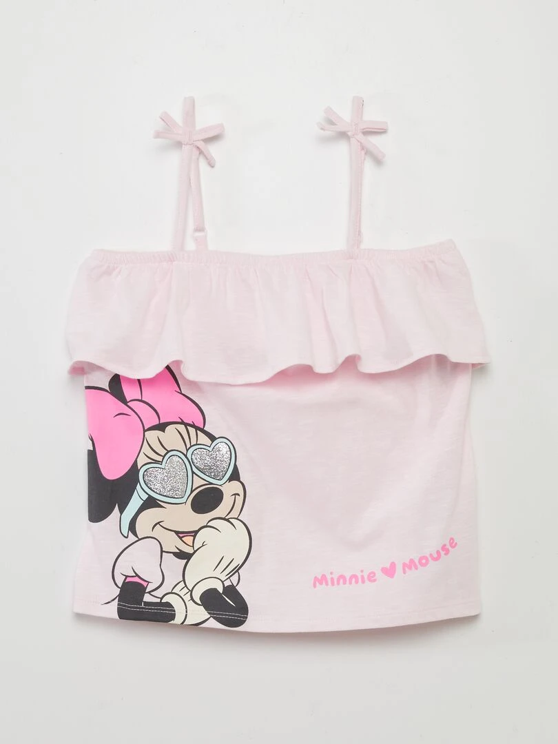 Ensemble top + short 'Disney' Rose
