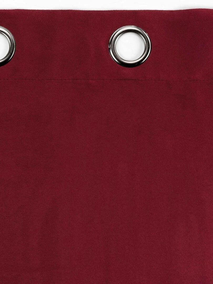 Lot de 2 rideaux Sultane   Bordeaux
