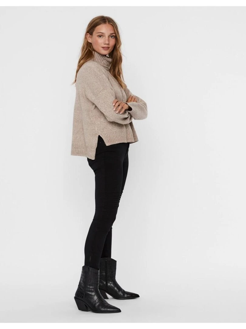 Robe pull Noisy May Beige