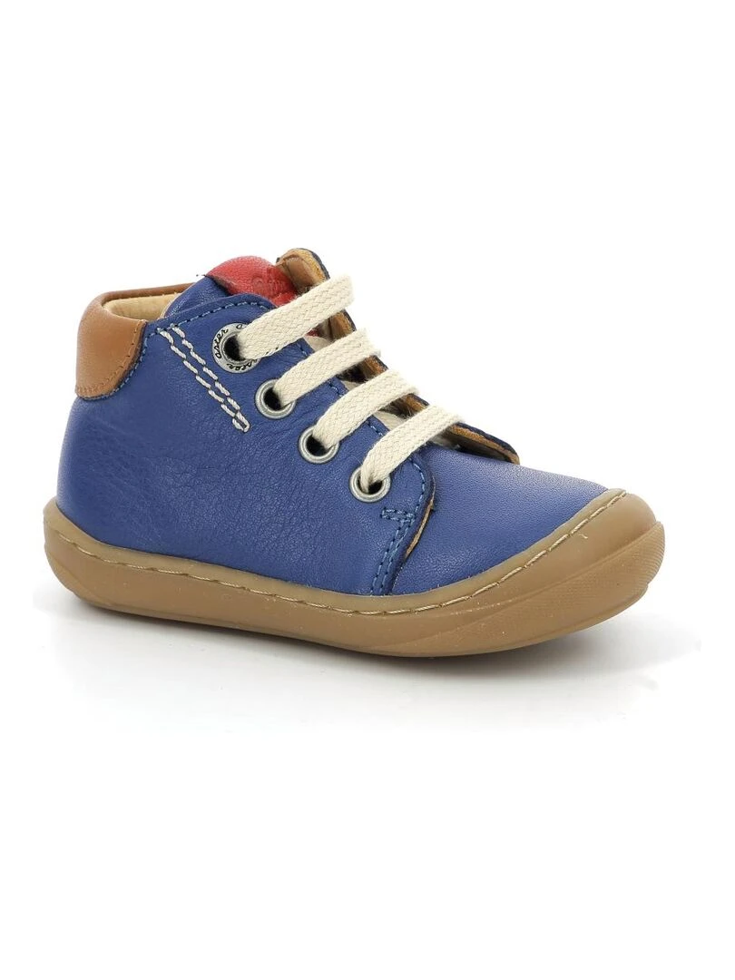 Bottillons Cuir Chyoso Bleu