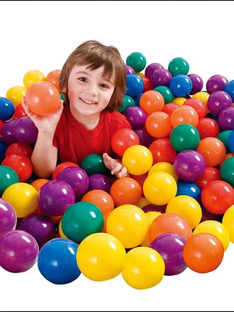 Set de 100 balles Fun  6 cm de diamètre   N/A