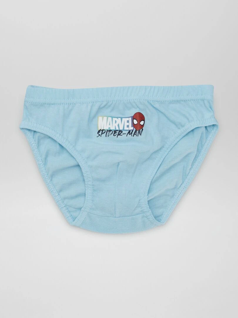 Lot de 3 slips 'Spider man'   Bleu