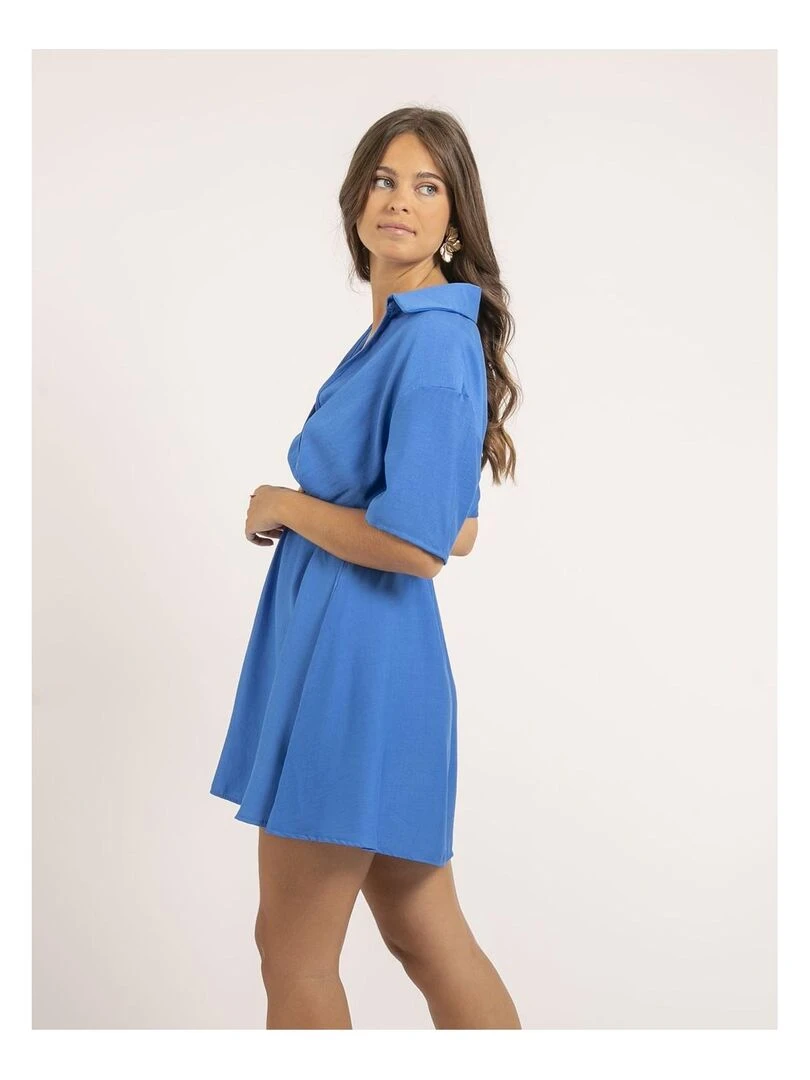 Robe courte IKONA   Bleu