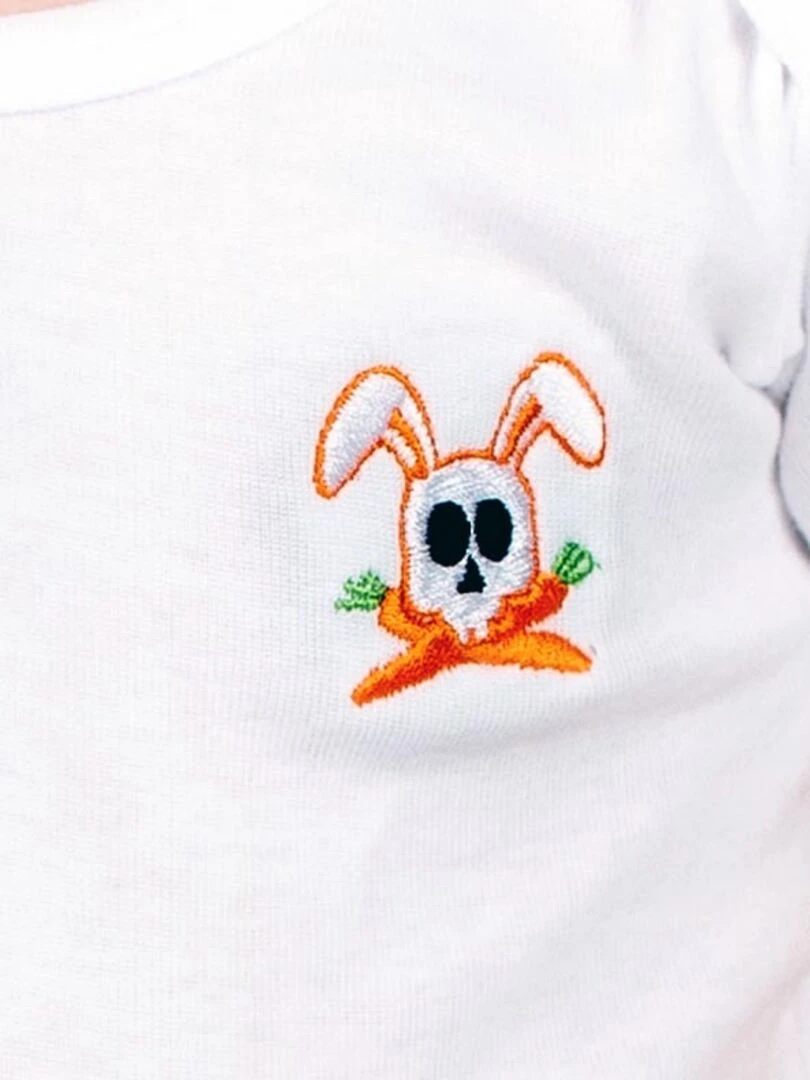Tshirt en Coton Bio Hotot Blanc 3 ans   Blanc