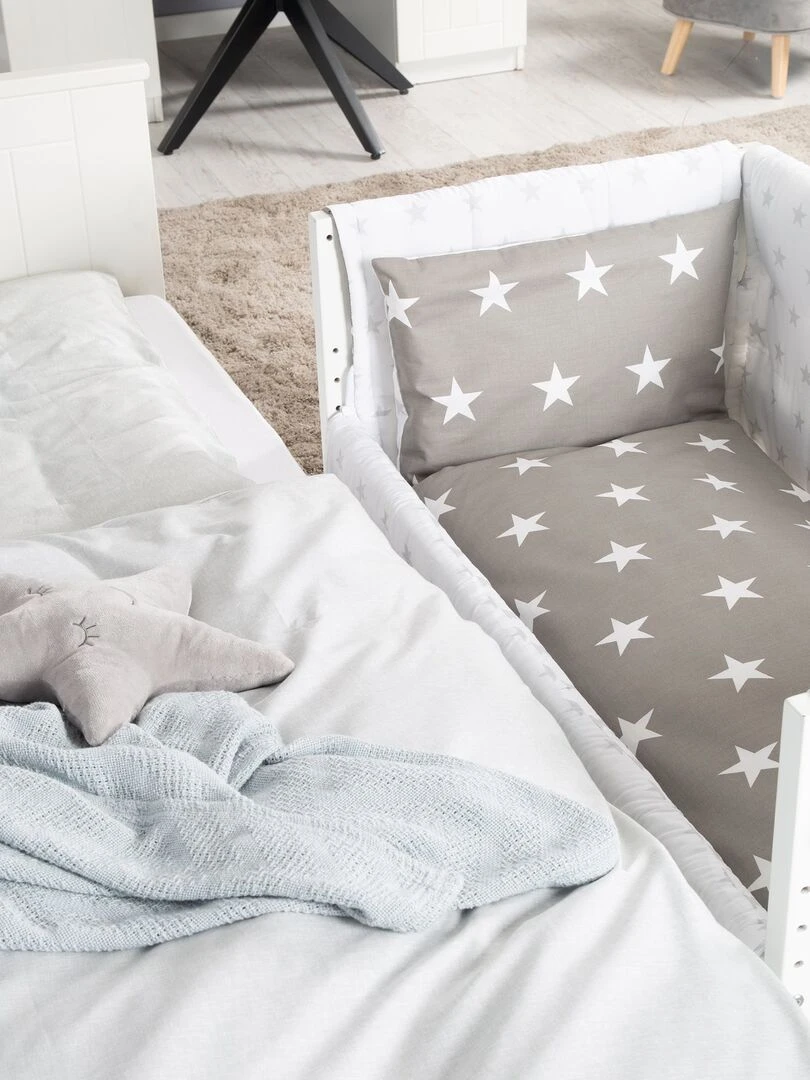 ROBA Berceau Cododo "Little Stars" 3en1 + Équipement Complet Blanc