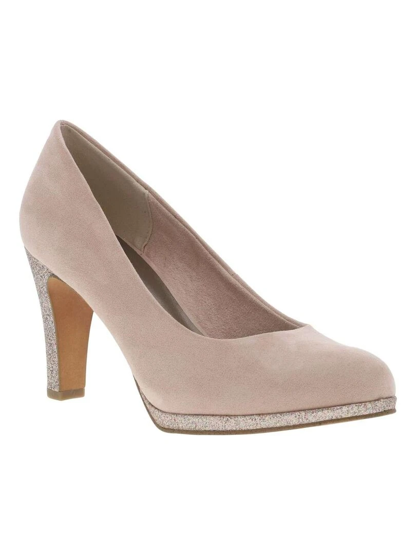 MARCO TOZZI Escarpins talon décroché haut Beige