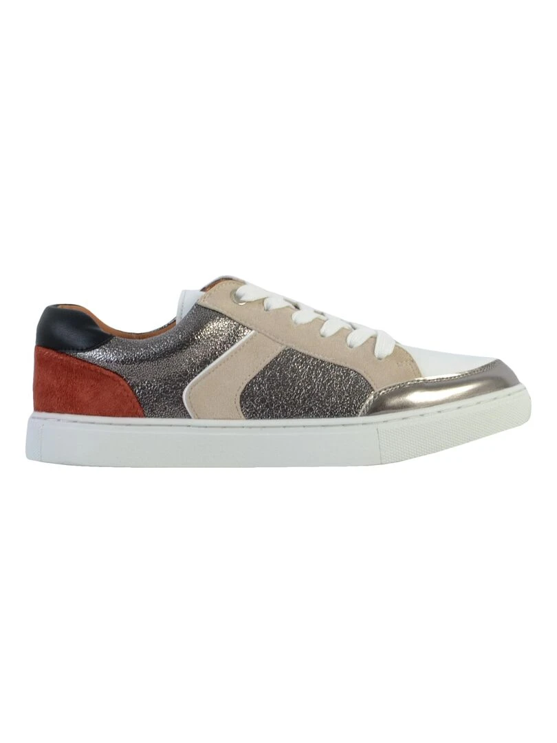 Basket Cuir The Divine Factory Gris
