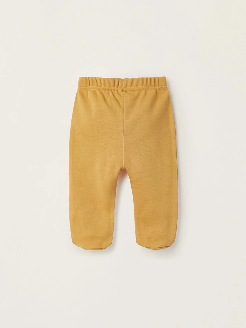 Pack de 4 Pantalons avec Pieds pour Bébé et Nouveau Né 'Animaux' ESSENTIALS LINE Multicolore