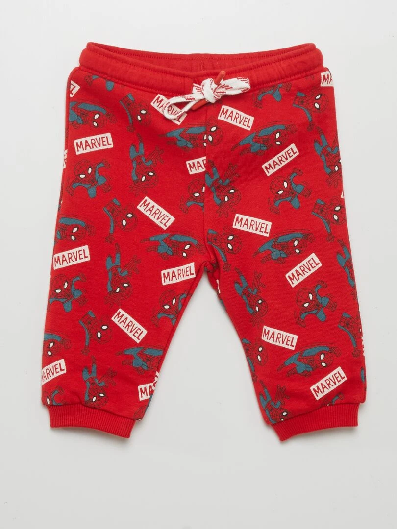 Ensemble sweat + pantalon 'Spiderman'   2 pièces   Rouge