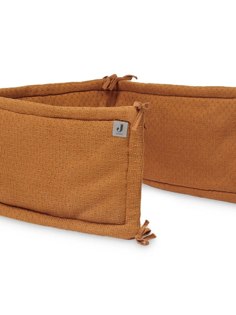Tour de lit Bliss Knit Caramel (pour lit 60 x 120 et 70 x 140 cm) Marron