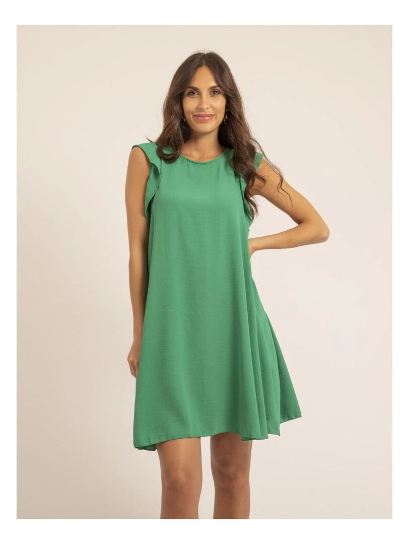 Robe courte INES Vert