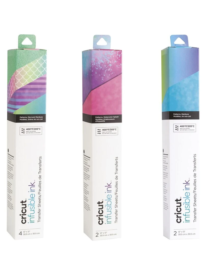 8 Feuilles de transfert multicolores 30 5 x 30 5 Cm Cricut N/A