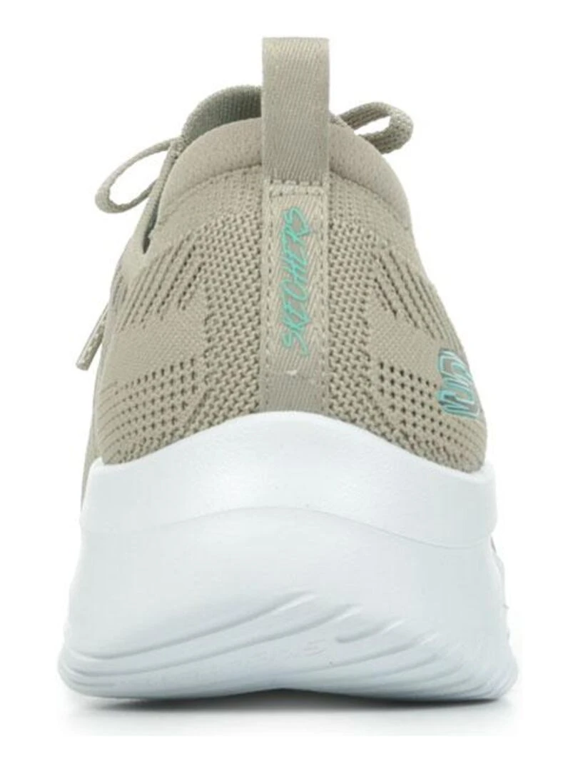 Baskets Skechers Ultra Flex 3.0 Big Plan   Blanc Marron