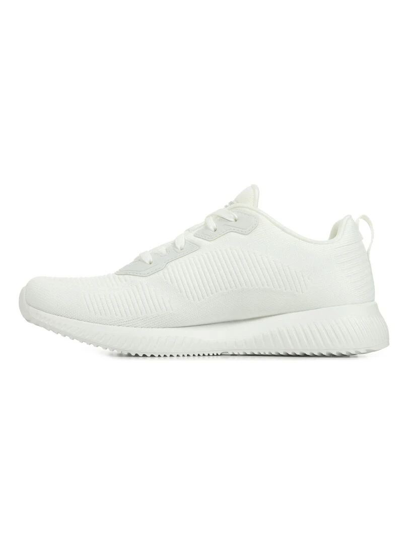 Baskets Skechers Bobs Squad Tough Talk   Blanc