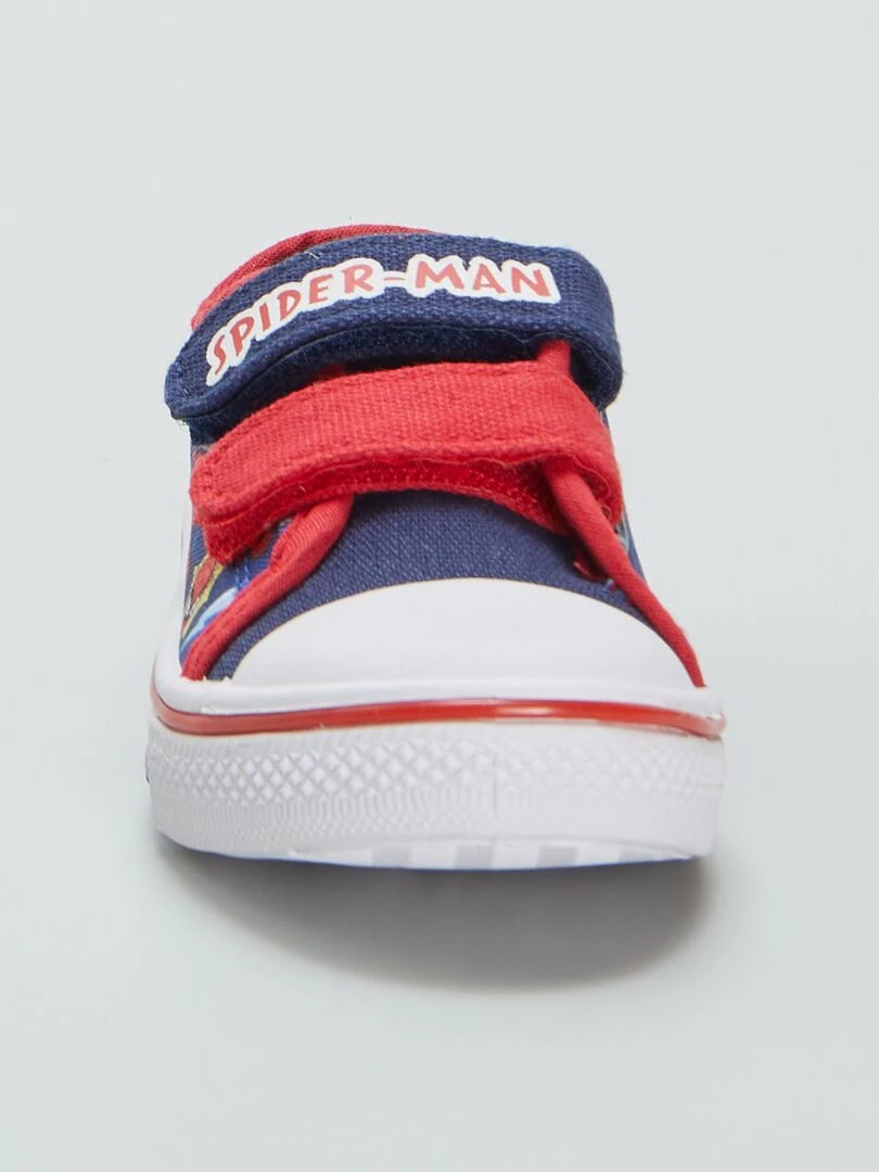 Baskets en toile 'Spiderman'   Bleu/rouge