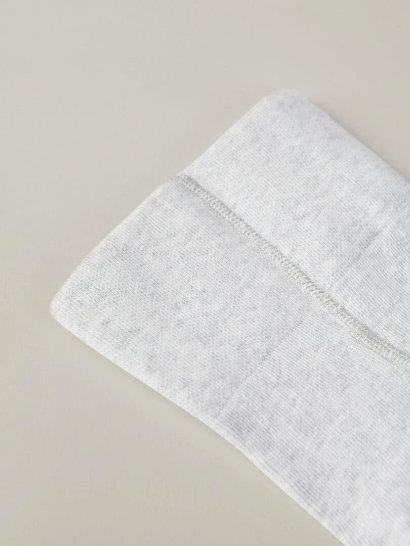 Collants En Maille À Taille Haute Pour Nouveau Nés  EARLY BLOOM   Gris clair