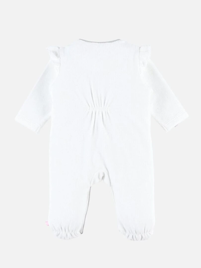 Pyjama 1 pièce Kendi en velours Noukie's Blanc